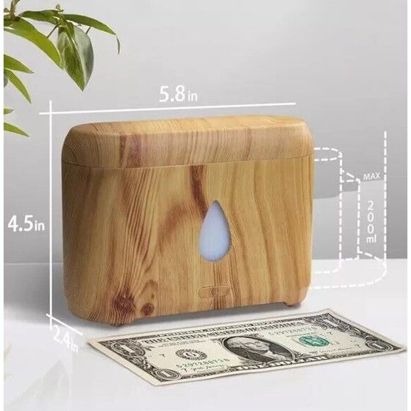 🔥Flame Diffuser for Essential Oils, 200ml Ultrasonic Aroma Diffuser BNWT🔥 - Picture 2 of 4